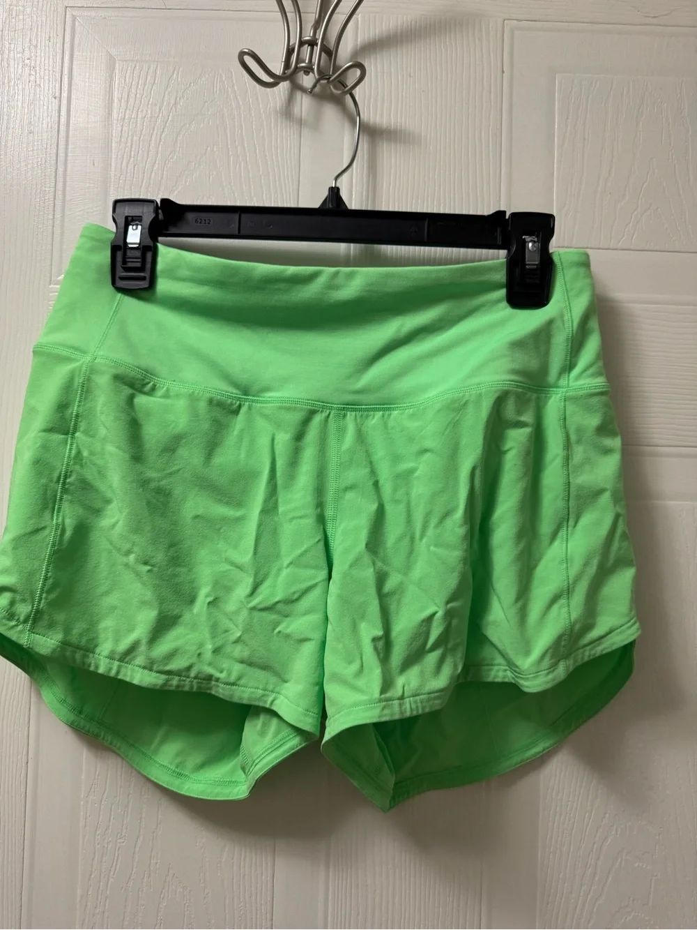lululemon athletica Neon Green Athletic Skort Shorts